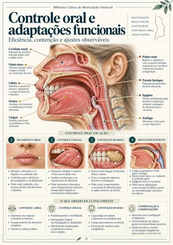 Controle oral e adaptações funcionais