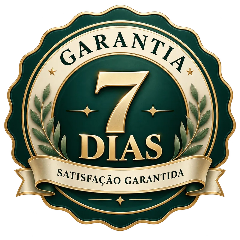 Selo de garantia de 7 dias