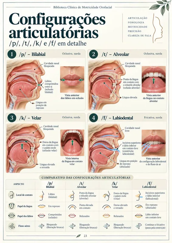 Configurações articulatórias