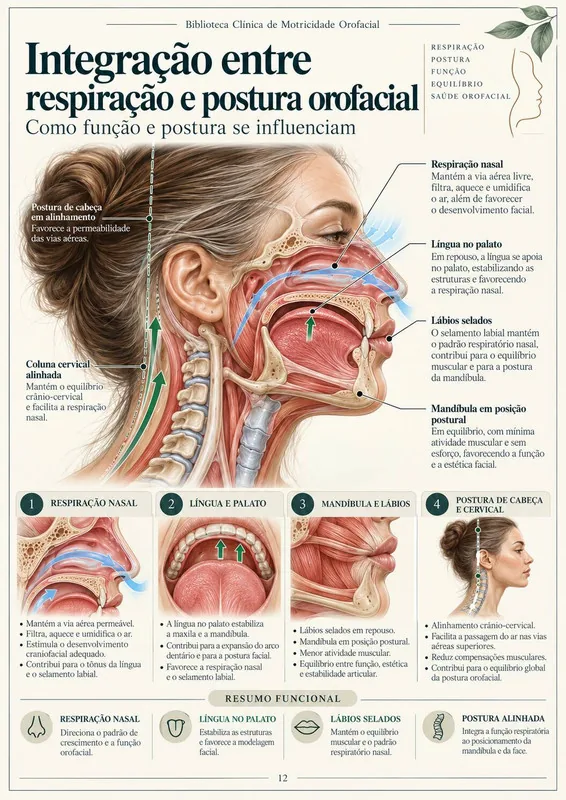 Integração entre respiração e postura orofacial